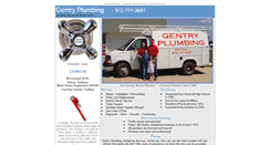 Desktop Screenshot of gentryplumbingrockwall.com